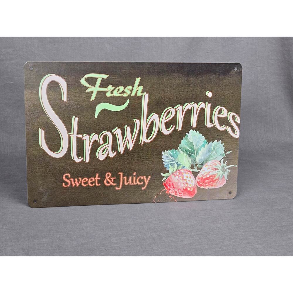 Strawberry Sign Decor